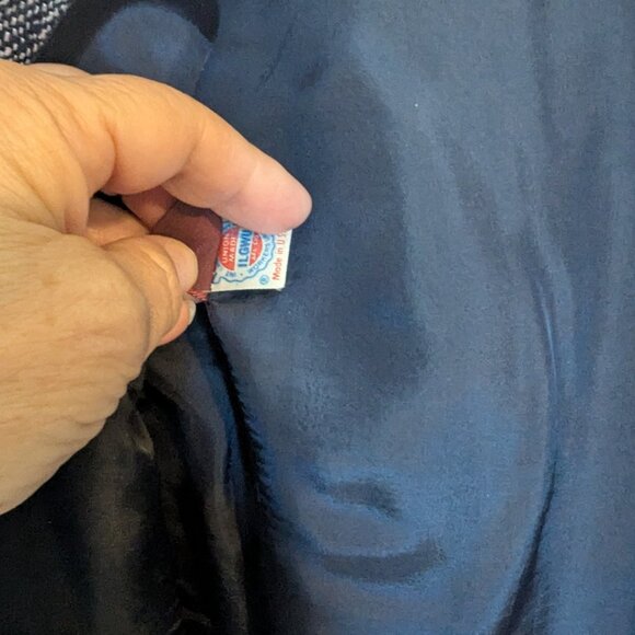 80s I Magnin and Anne Klein collaboration | Silk | Old Money | Blazer | Midnight - Picture 9 of 9